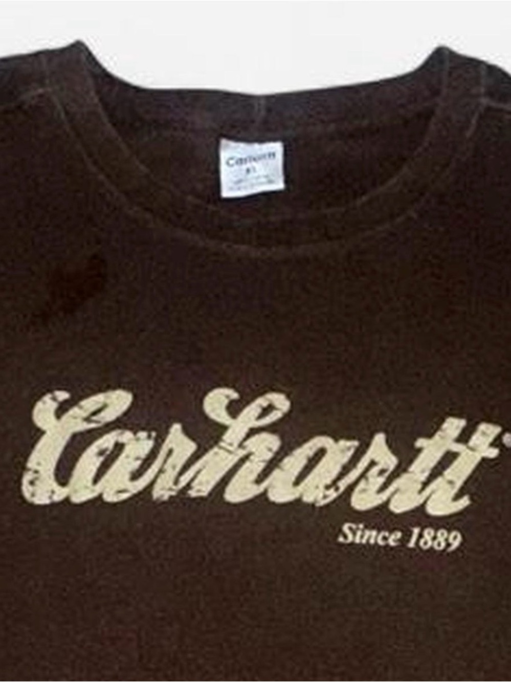 Carhartt K253 Brown Waffle Thermal Long Sleeve Shirt Men’s XL 2012